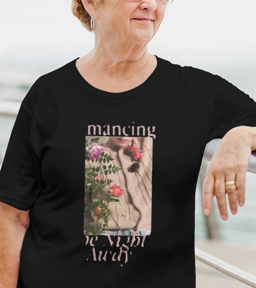 Romancing The Night Away Floral Slow Dancing T-Shirt