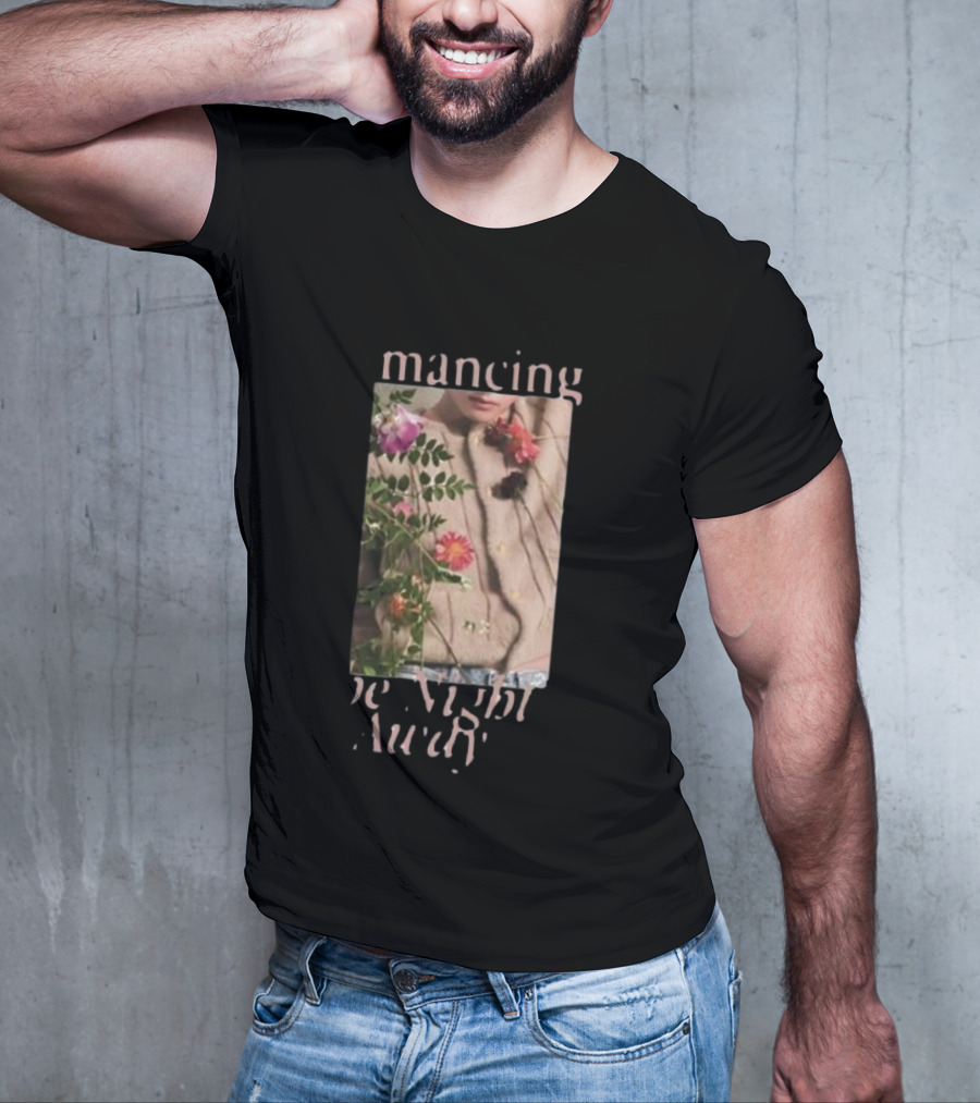 Romancing The Night Away Floral Slow Dancing T-Shirt