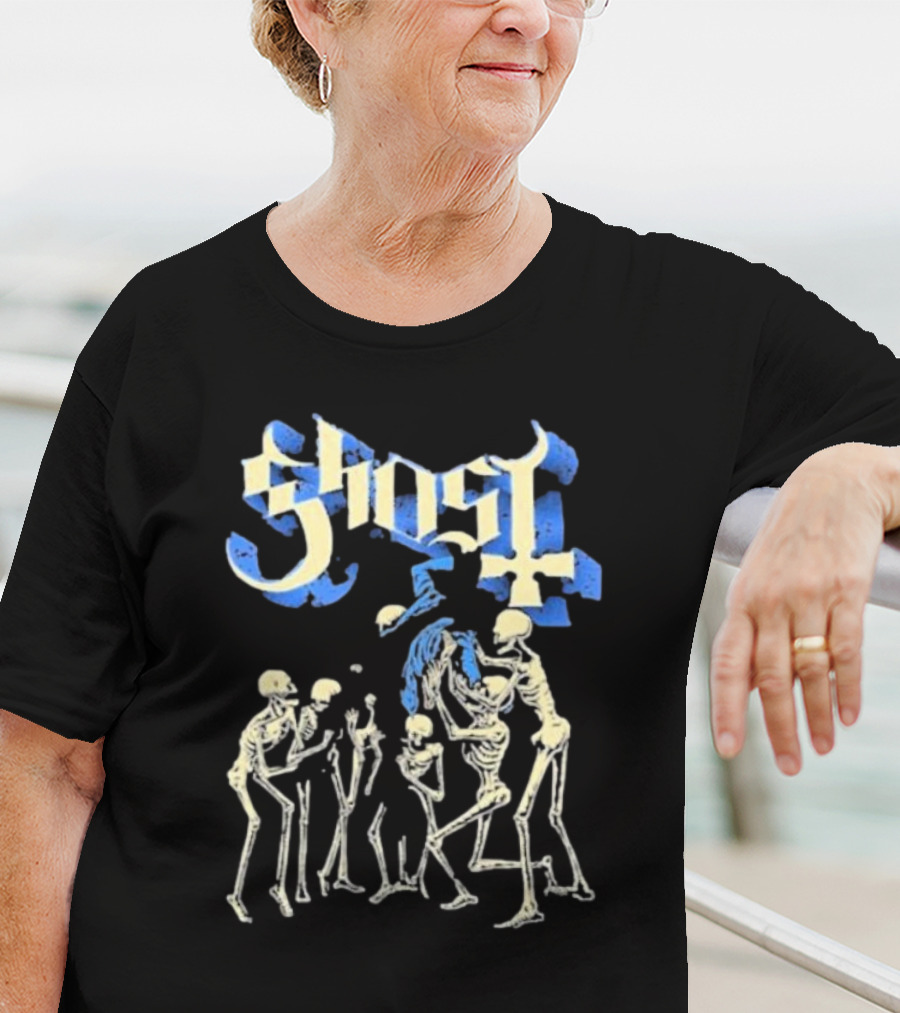 Ghost Band Skeletons Ritual Scene T-Shirt