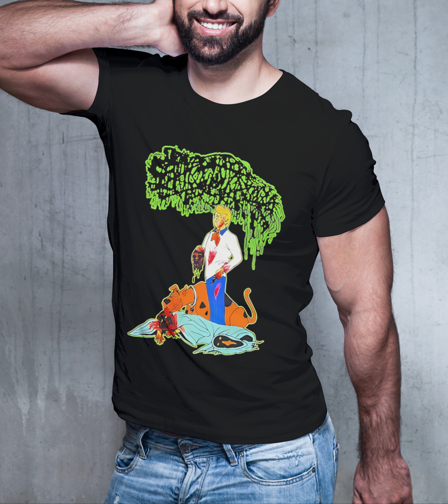 Sanguisugabogg Scooby Doo Fred Jones Horror Mashup T-Shirt