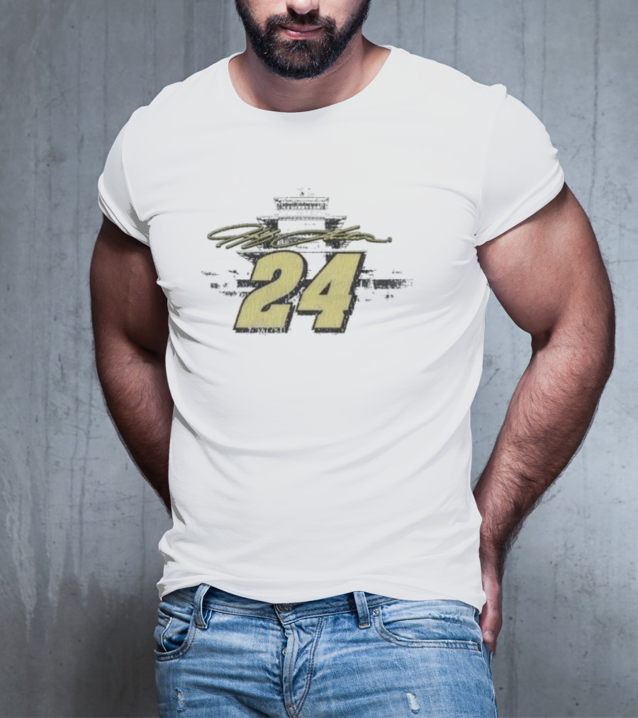 Jeff Gordon Hendrick Motorsports Team Collection 24 1994 Indy Brickyard 400 Winner T-Shirt