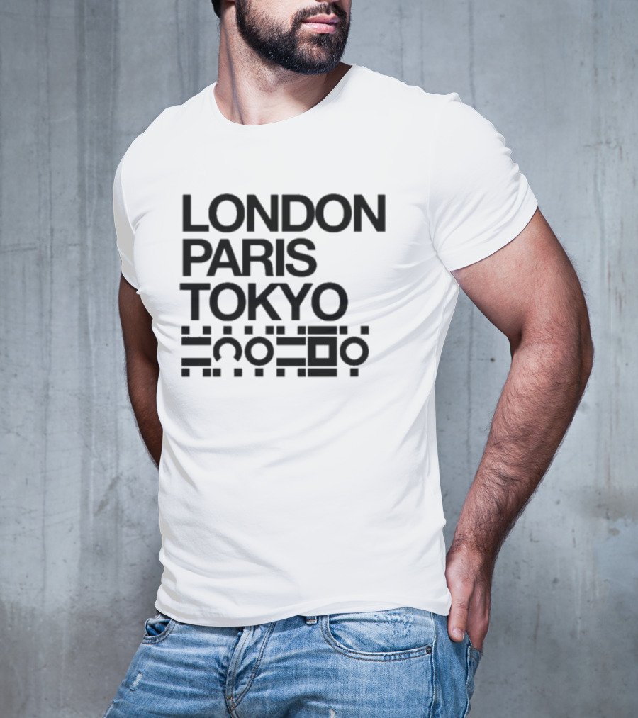 LONDON PARIS TOKYO KRAKOA X-Men Quiet Council Kryptonian Language T-Shirt
