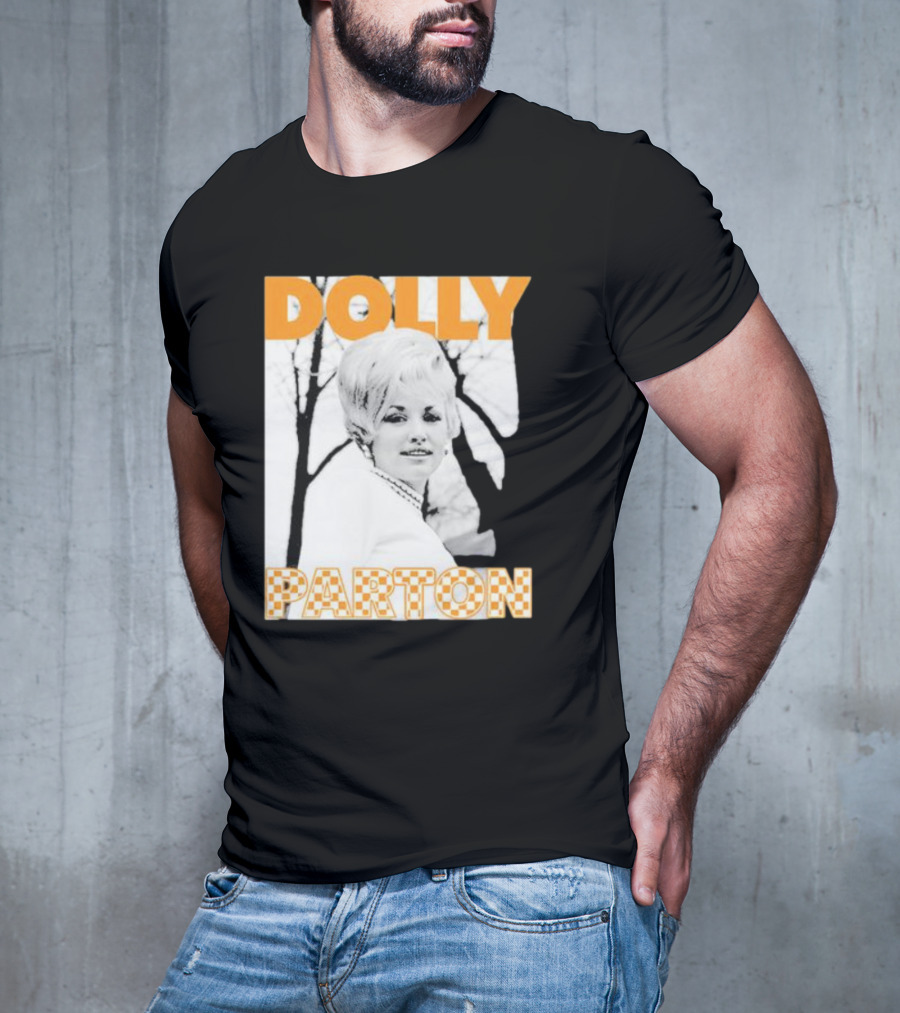 Dolly Parton Retro Black And White Tennessee T-Shirt