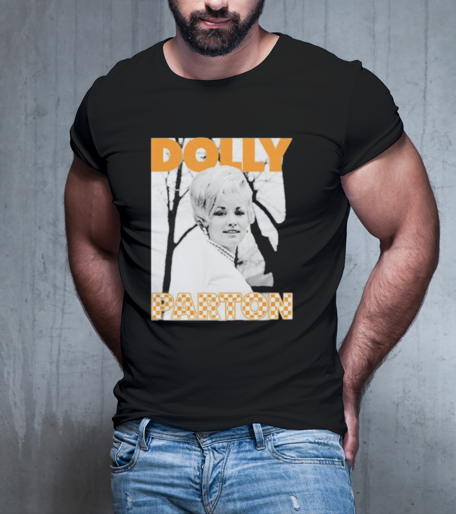 Dolly Parton Retro Black And White Tennessee T-Shirt