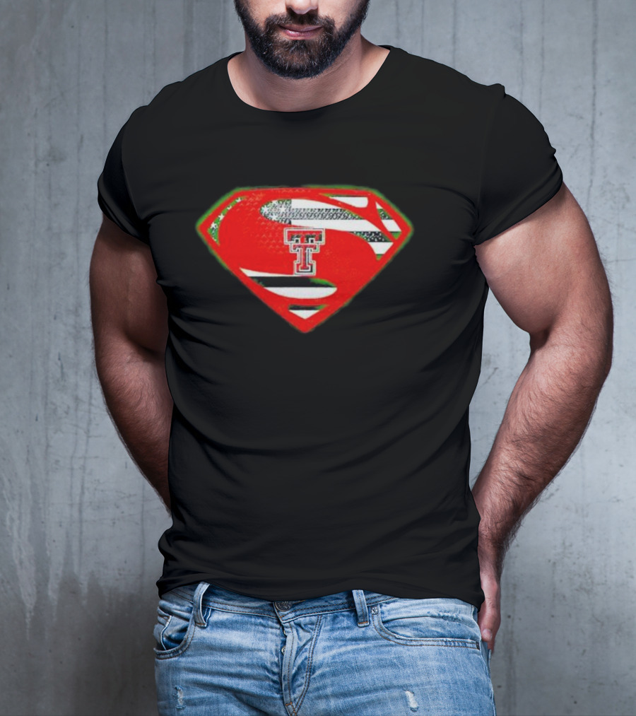 Texas Tech Red Raiders TT Superman T-Shirt
