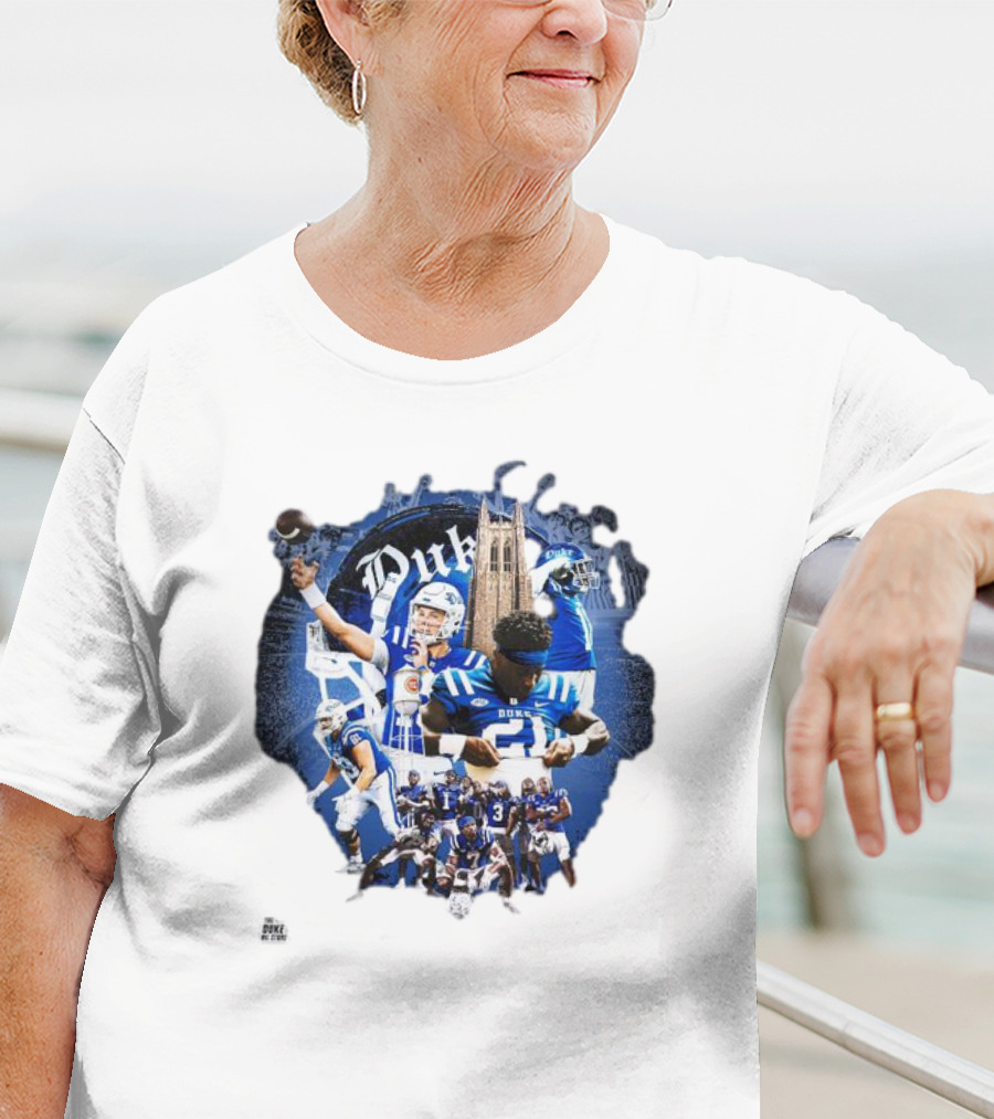 Duke Football Team Celebration Images Tower T-Shirt
