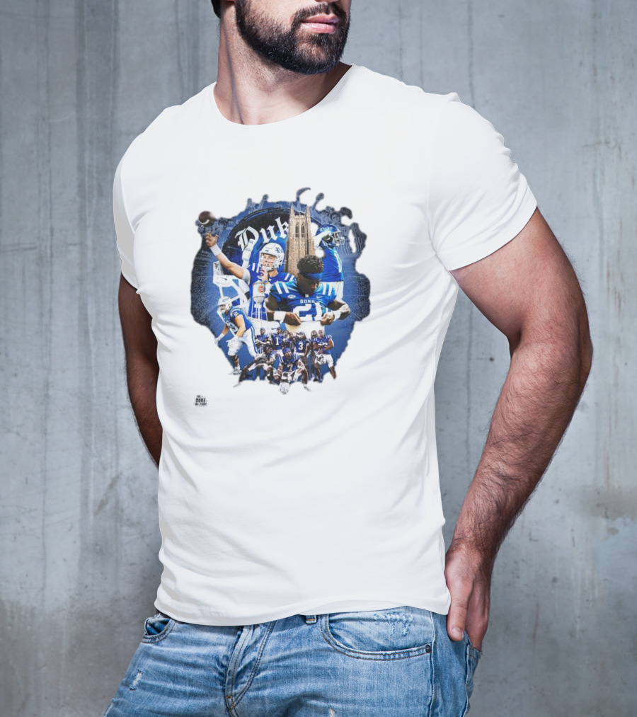 Duke Football Team Celebration Images Tower T-Shirt
