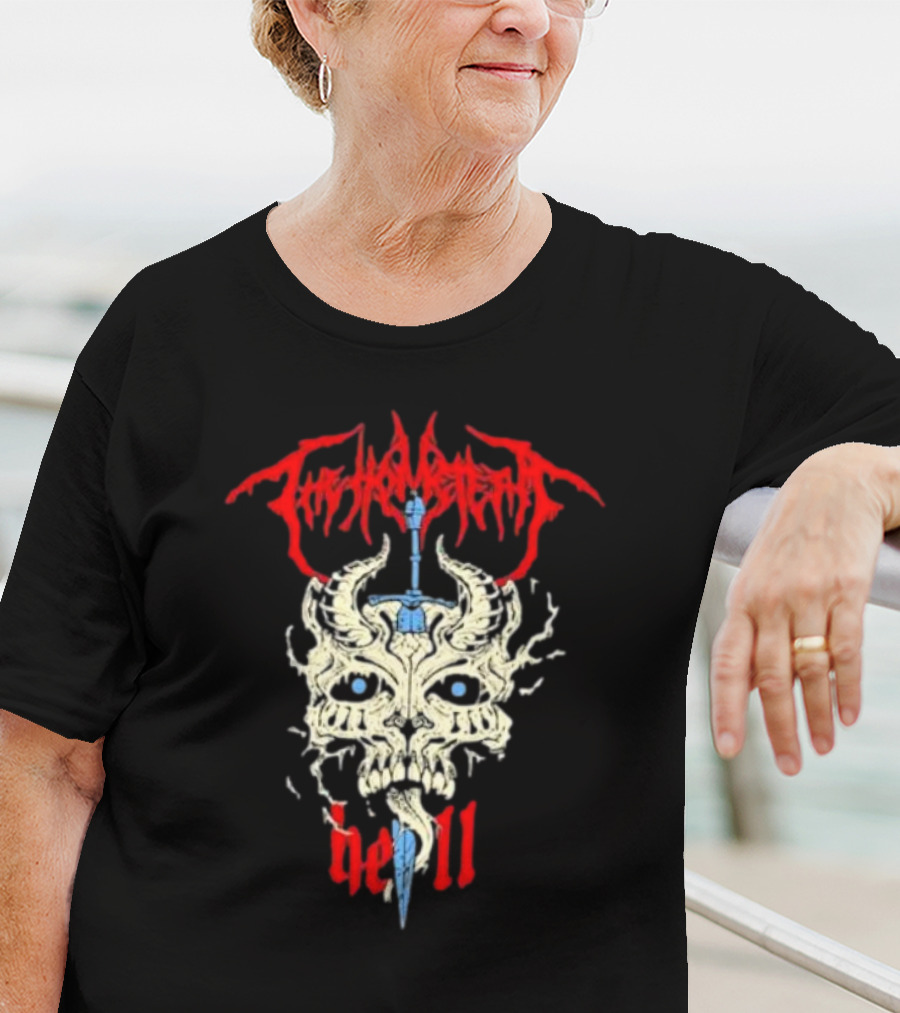 The Home Team Hell Skull Sword T-Shirt