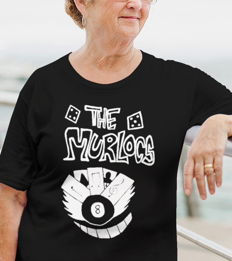 The Murlocs Playing Cards 8 Ball T-Shirt
