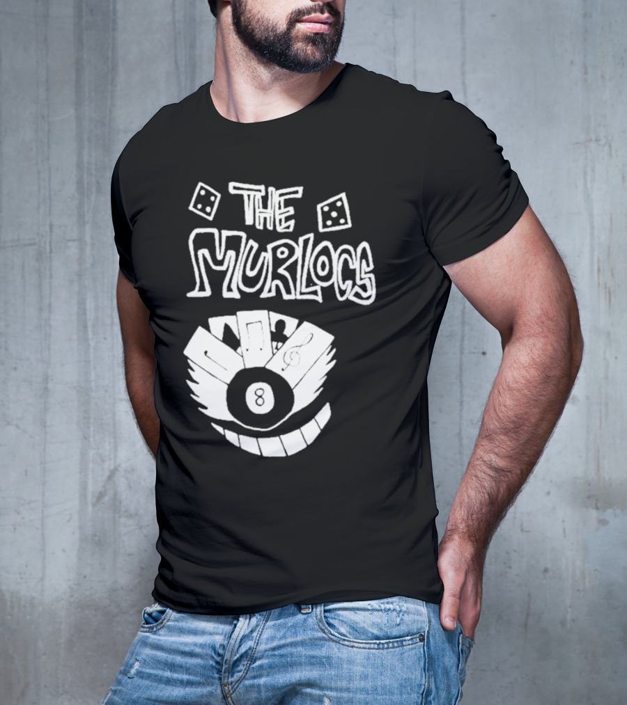 The Murlocs Playing Cards 8 Ball T-Shirt