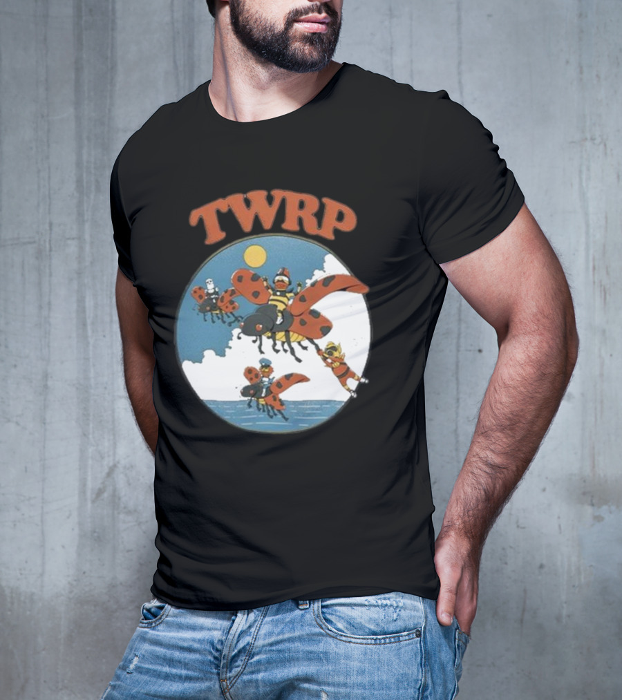 TWRP Band Riding Giant Ladybugs Under The Sun T-Shirt
