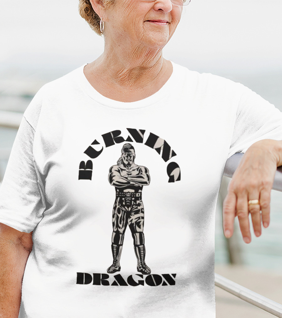 Burning Dragon Shingo Takagi Wrestling T-Shirt