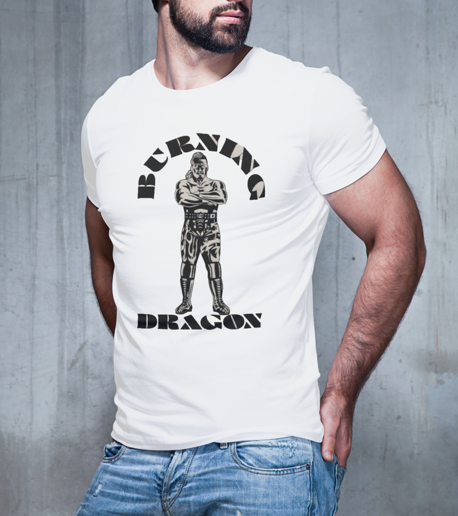 Burning Dragon Shingo Takagi Wrestling T-Shirt