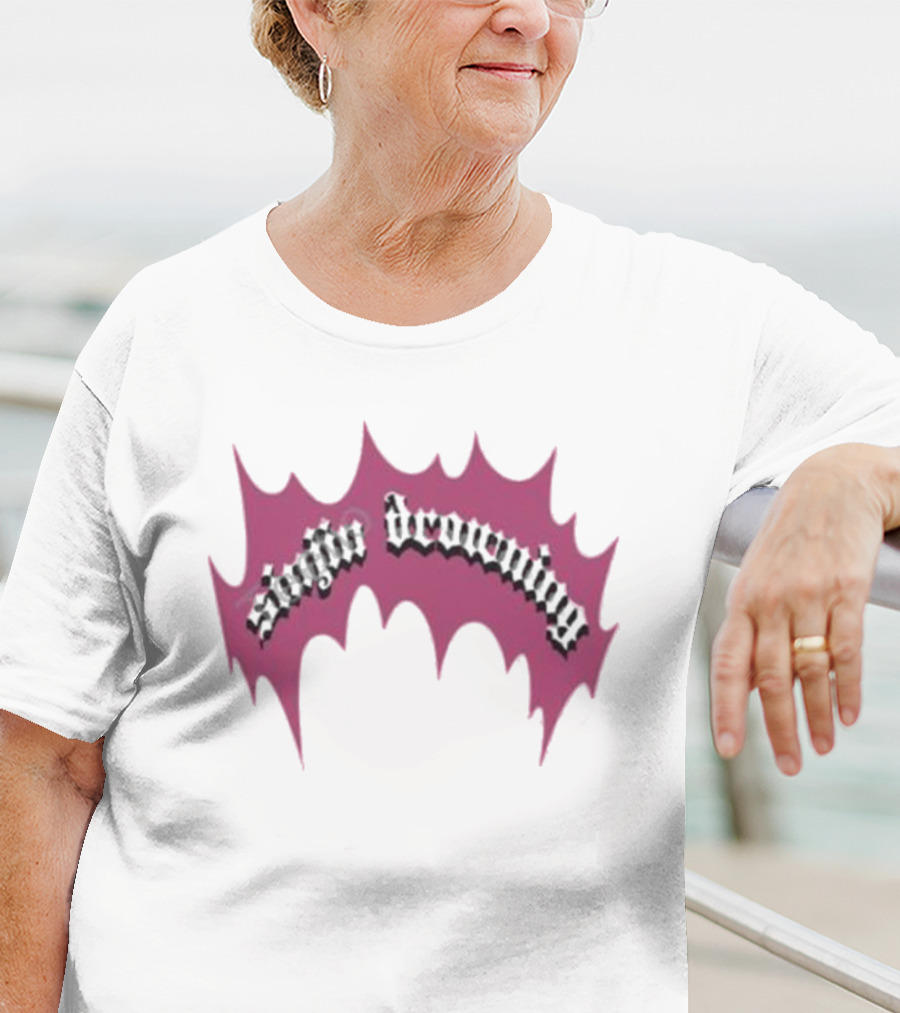 Sinjin Drowning Pink Burst T-Shirt