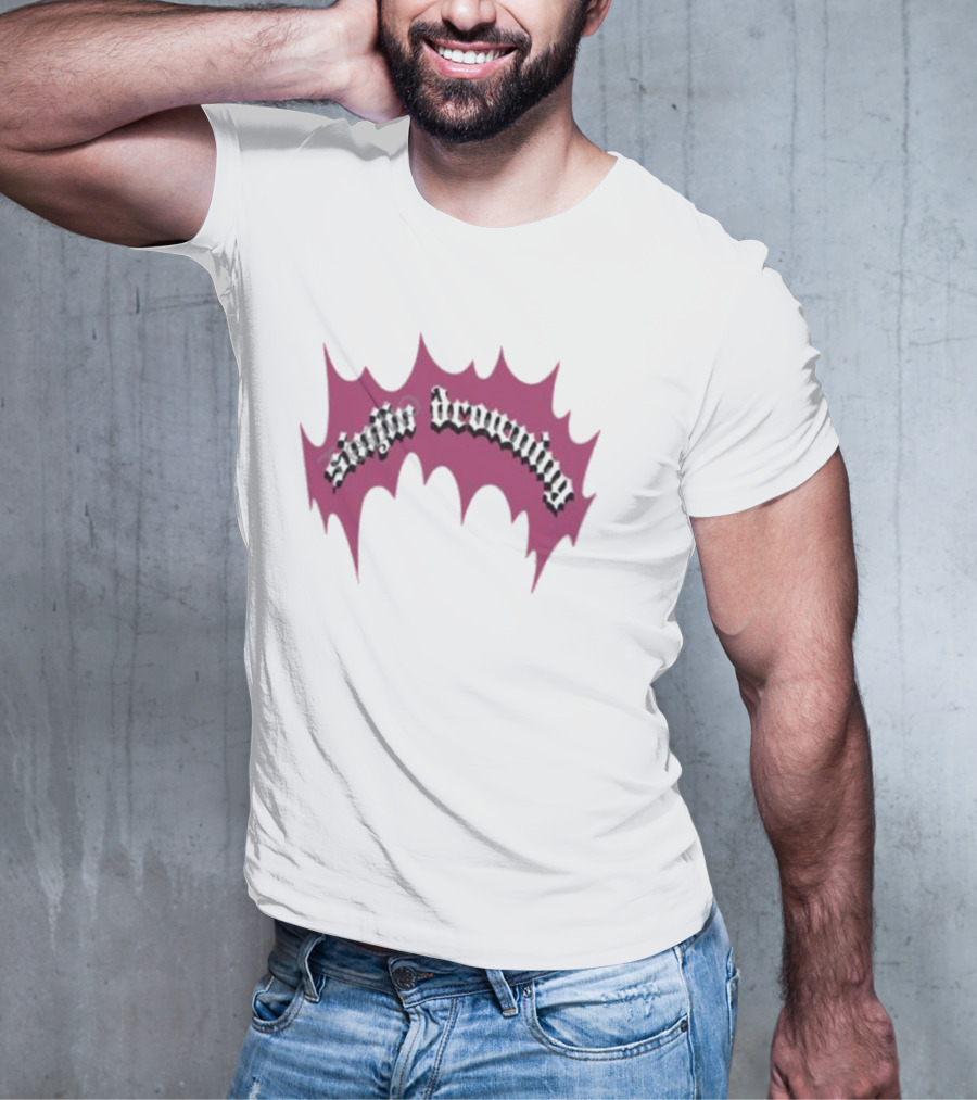 Sinjin Drowning Pink Burst T-Shirt