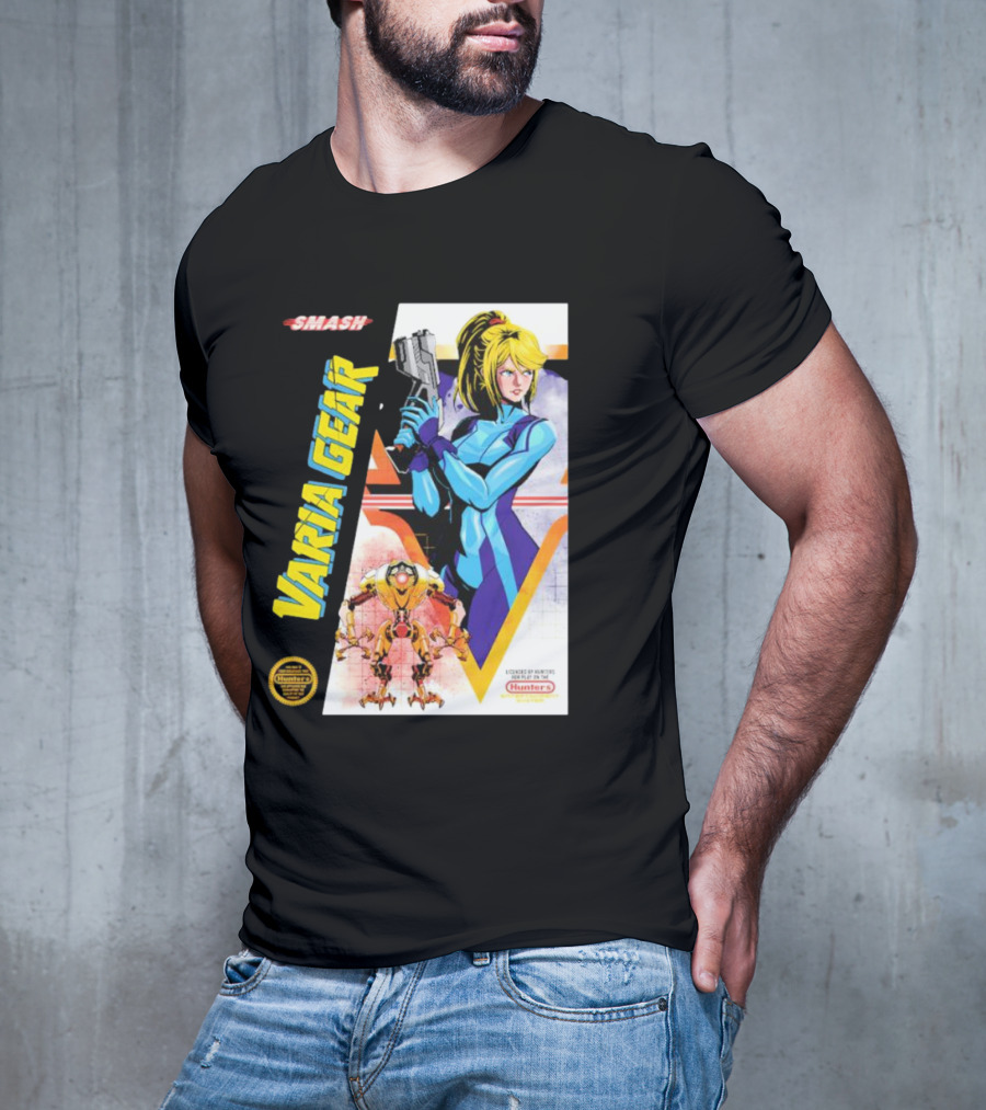 Smash Varia Gear Zero Suit Hunter Chronicles T-Shirt