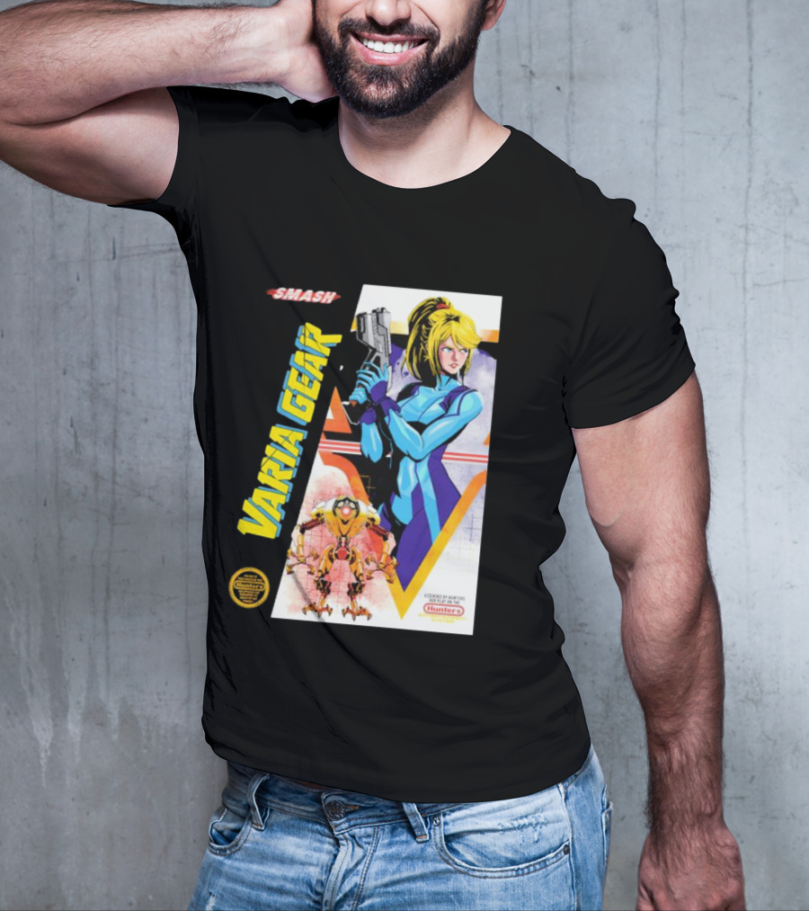 Smash Varia Gear Zero Suit Hunter Chronicles T-Shirt