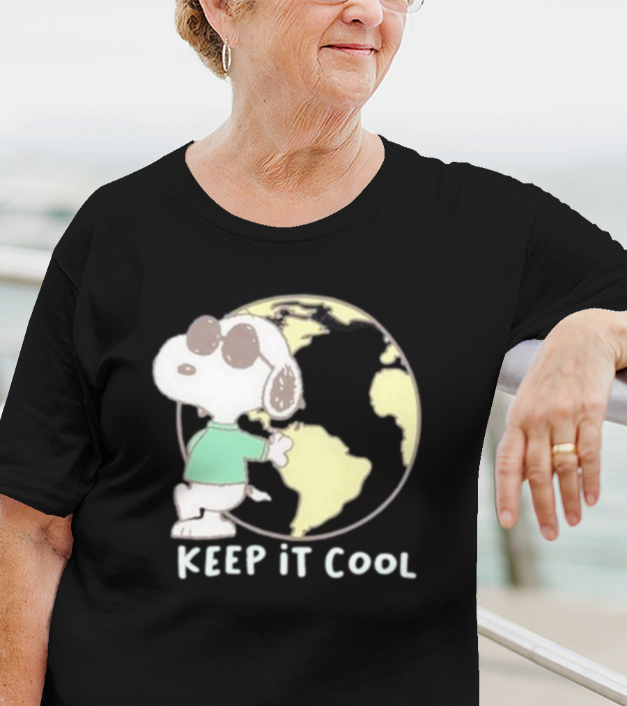 Snoopy Keep It Cool Earth Character T-Shirt