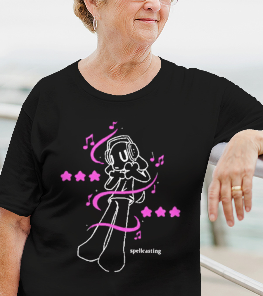 Spellcasting Doodle Dog Musical Magic T-Shirt