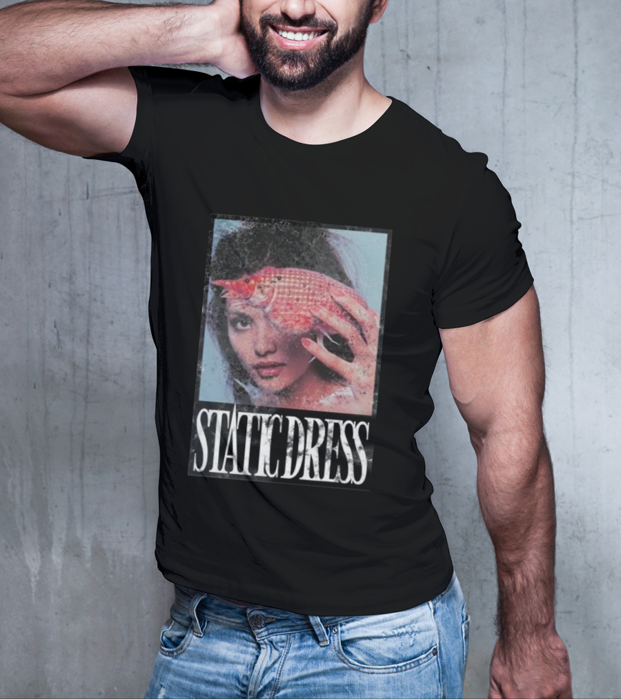 Static Dress Fish Net Mask T-Shirt