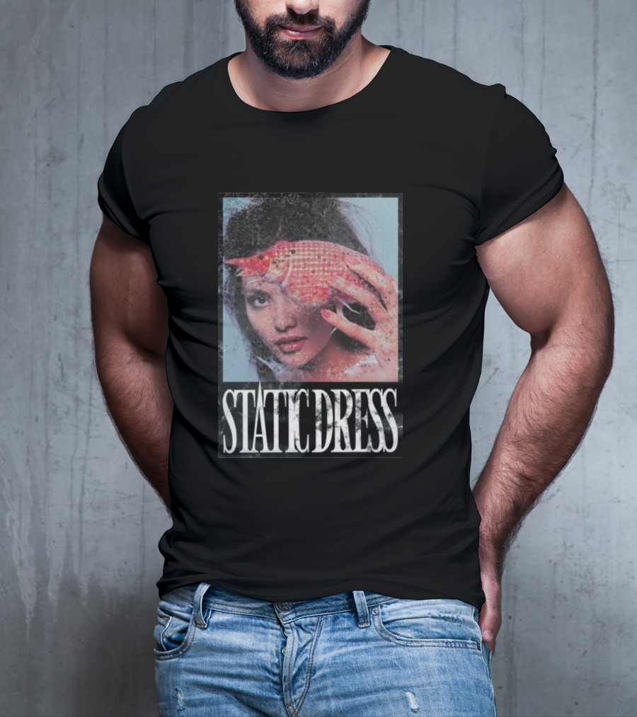 Static Dress Fish Net Mask T-Shirt