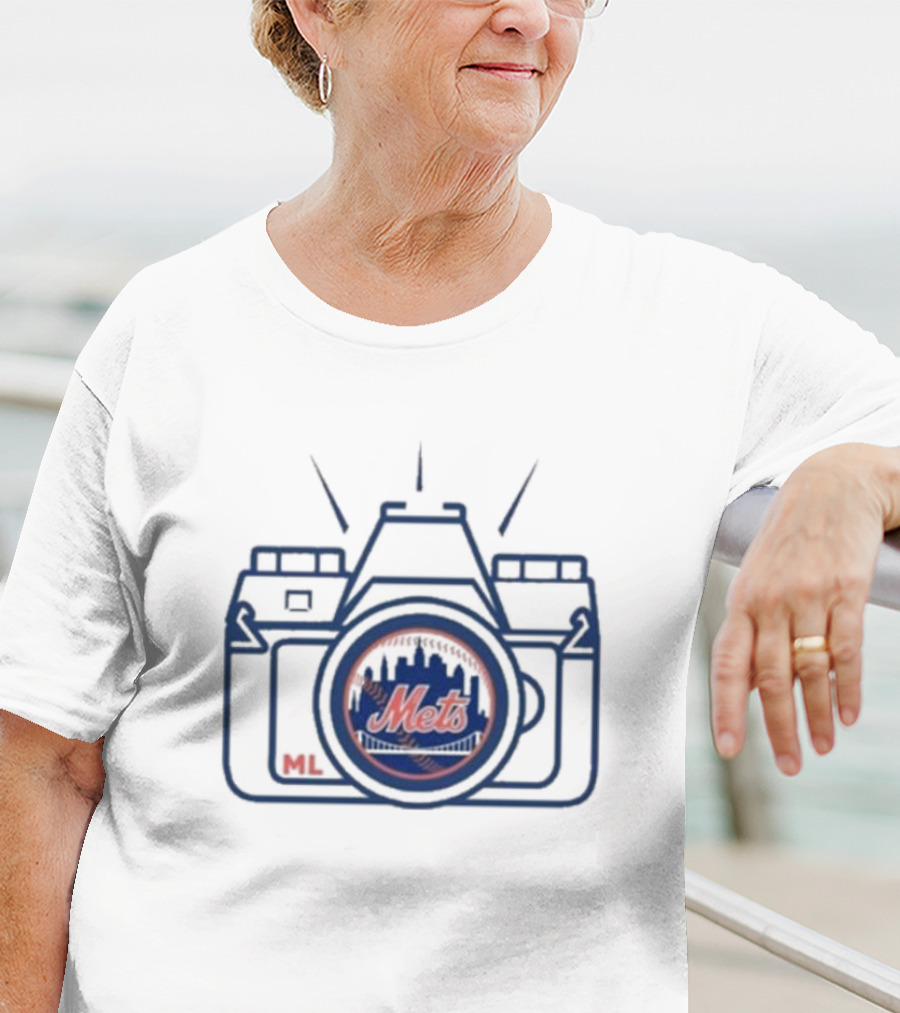 Mets Marc Levine ML Camera T-Shirt