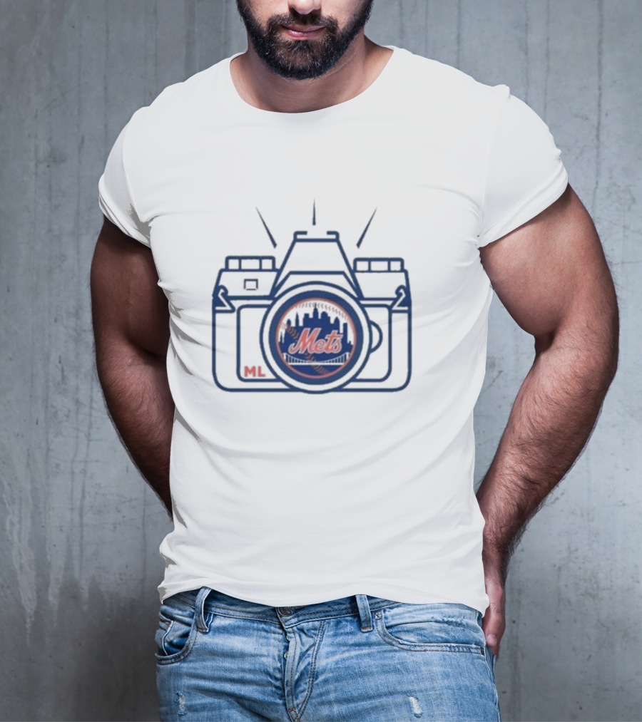 Mets Marc Levine ML Camera T-Shirt