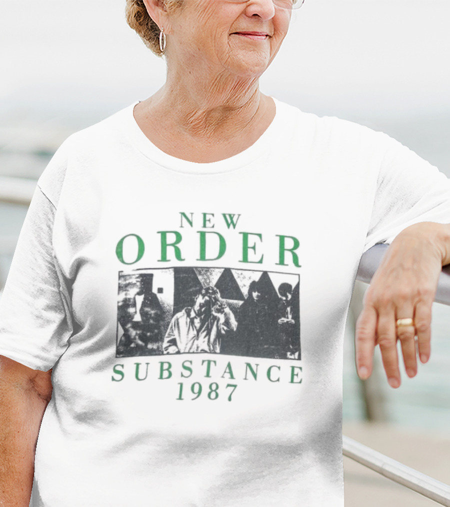 New Order Substance 1987 Album Cover T-Shirt