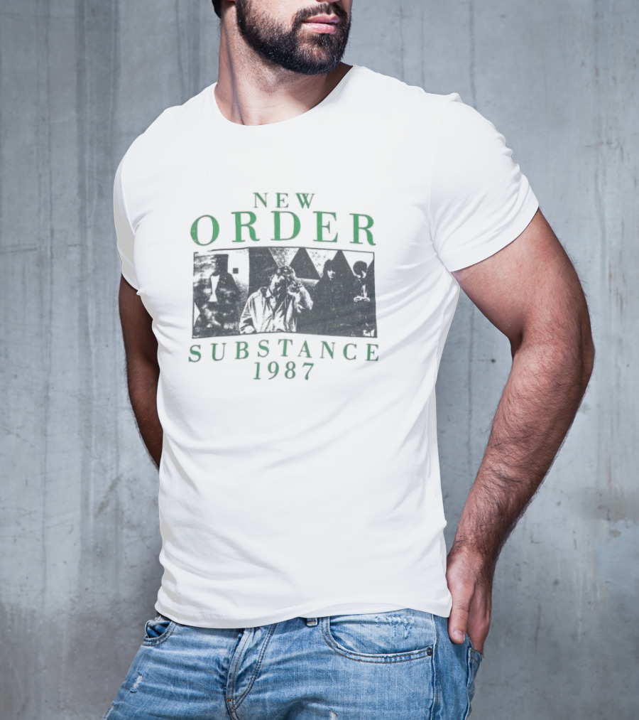 New Order Substance 1987 Album Cover T-Shirt