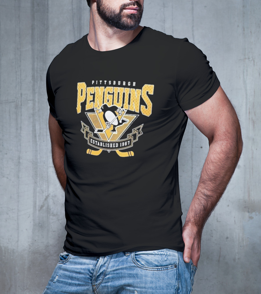 Pittsburgh Penguins Established 1967 Iconic T-Shirt