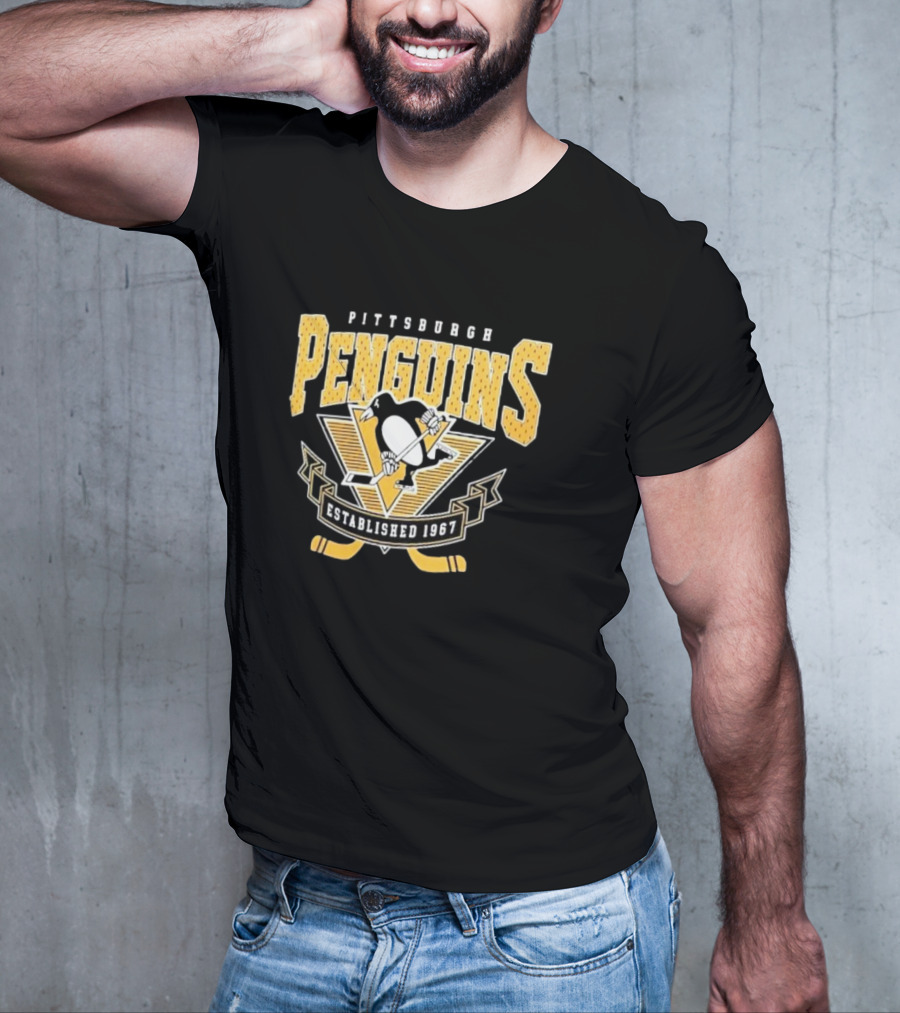 Pittsburgh Penguins Established 1967 Iconic T-Shirt