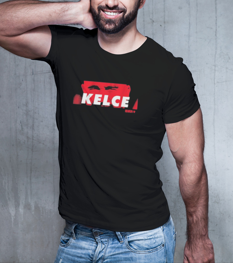 Kelce Red Eyes NFL Football T-Shirt