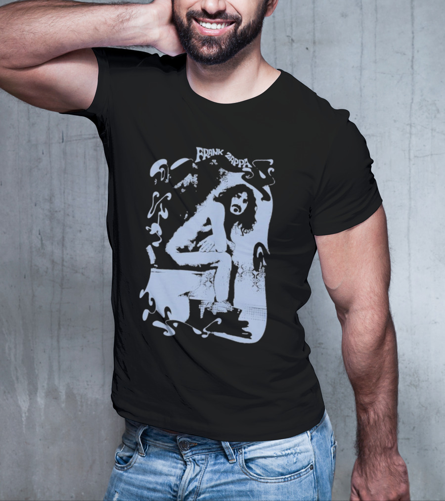 Rare Vintage Frank Zappa Toilet T-Shirt