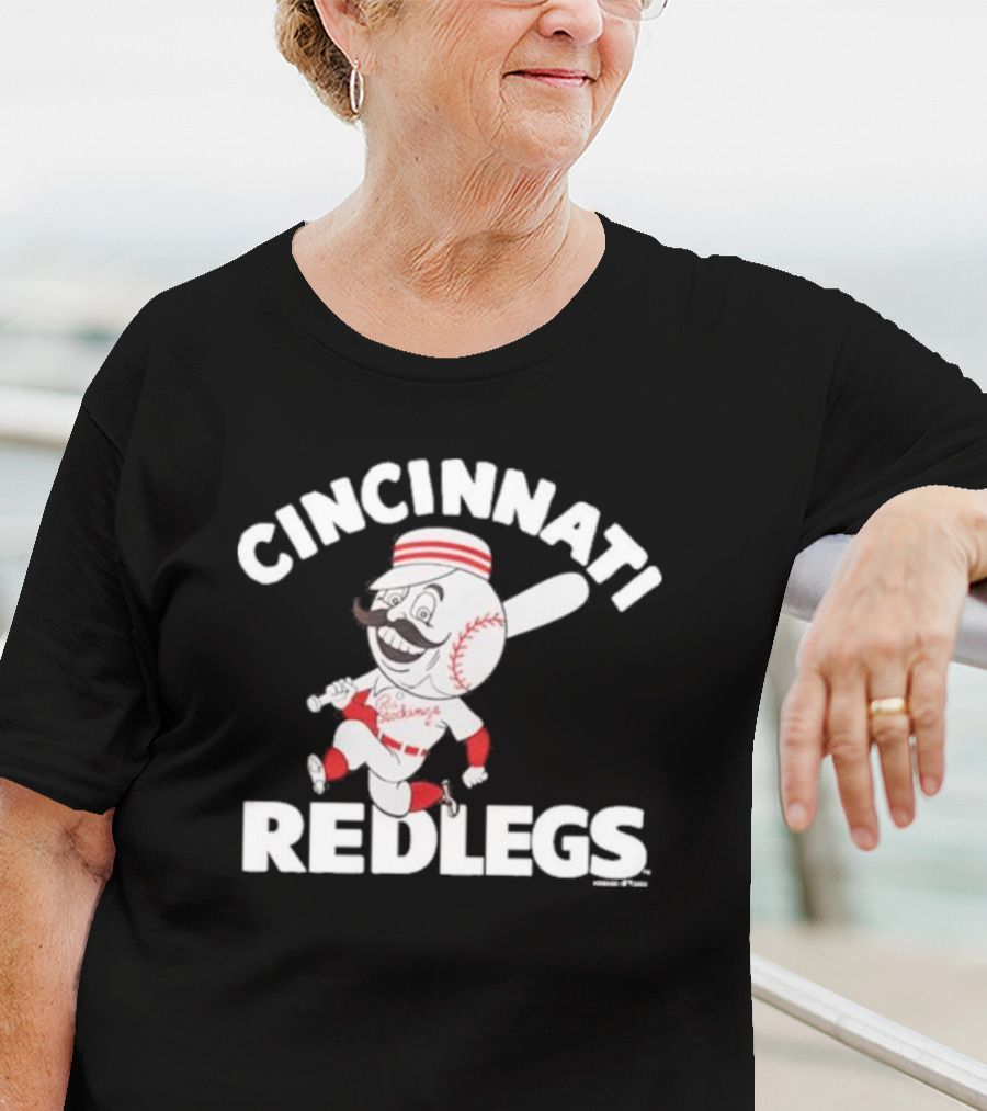 Cincinnati Redlegs Redsproblems Baseball Mascot T-Shirt