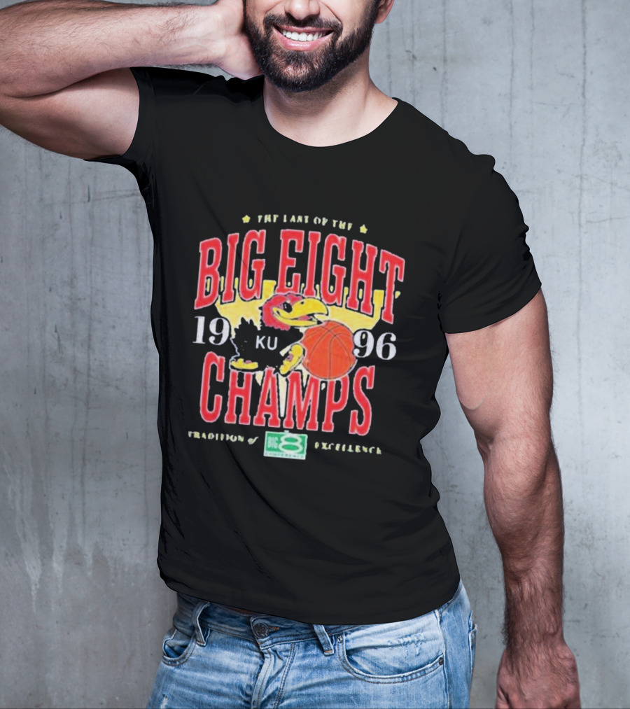 The Last Of The Big Eight Champs 1996 KU Tradition Of Excellence T-Shirt