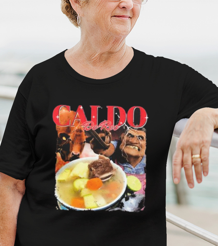 Caldo De Res Western Cowboy With Vegetable Soup T-Shirt