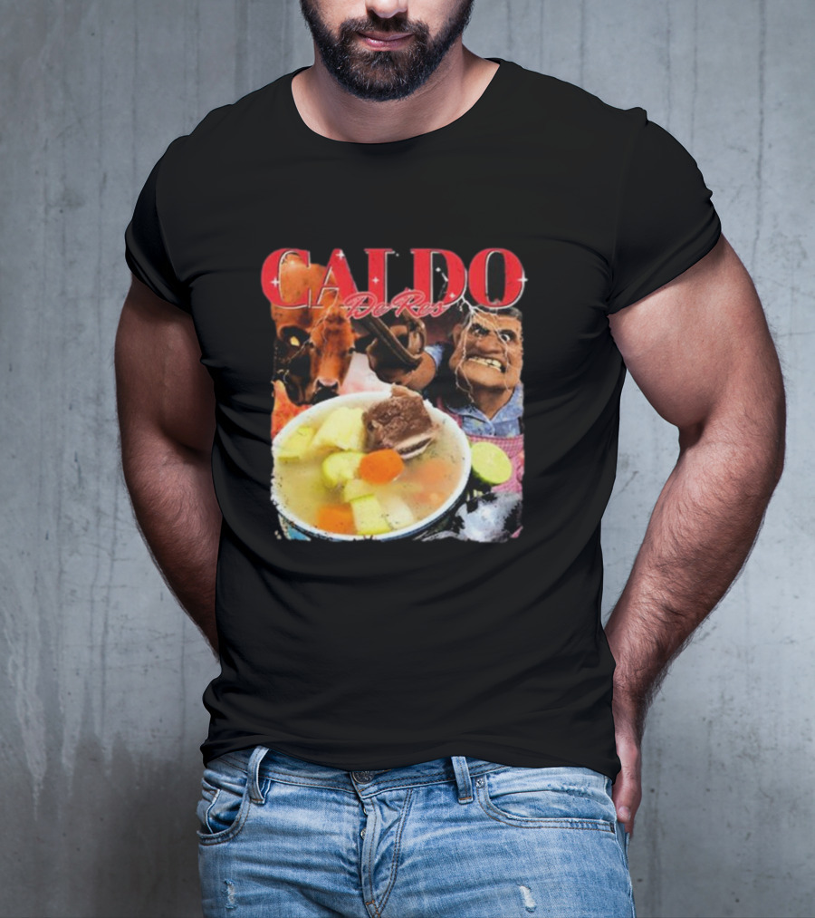 Caldo De Res Western Cowboy With Vegetable Soup T-Shirt