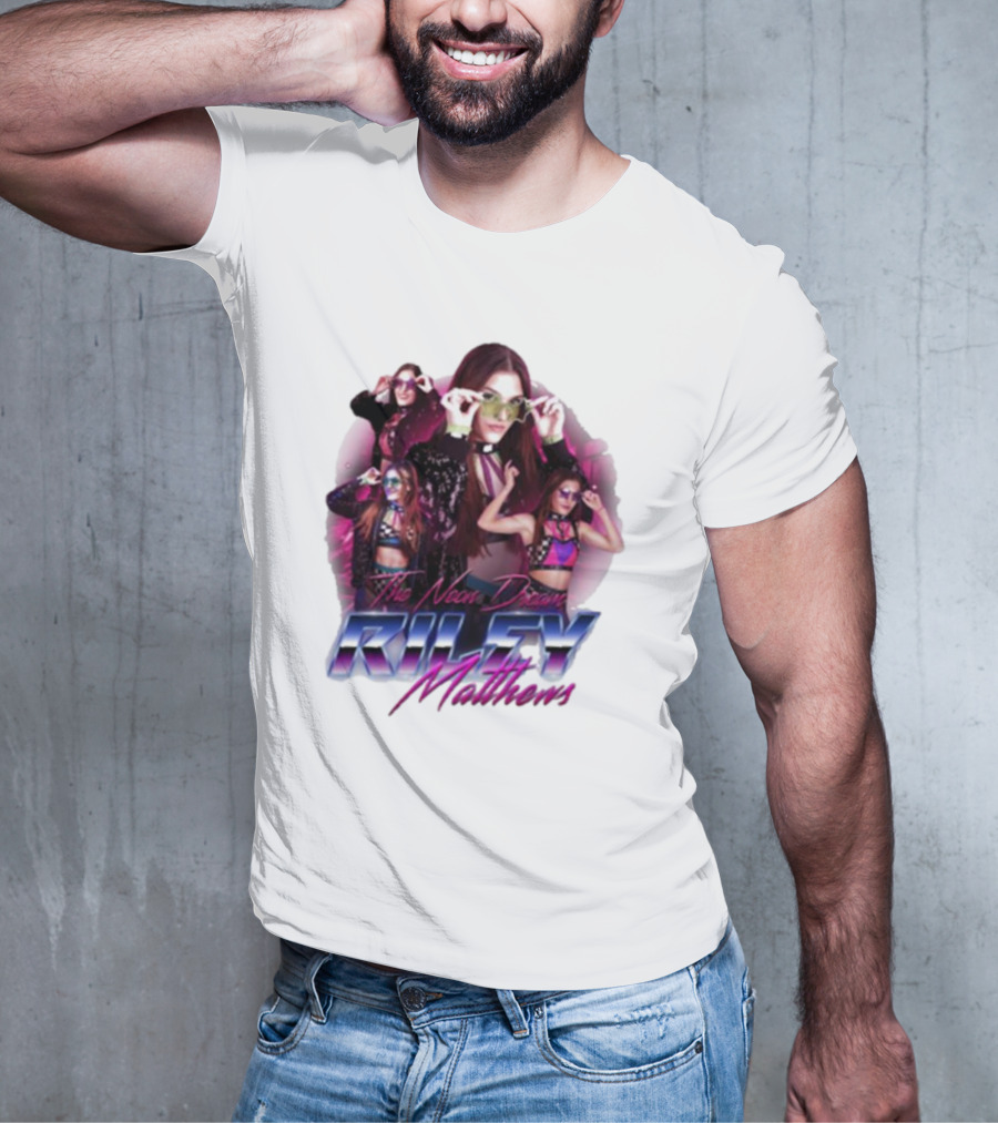 Riley Matthews The Neon Dream Retro Style Fashion Icons T-Shirt