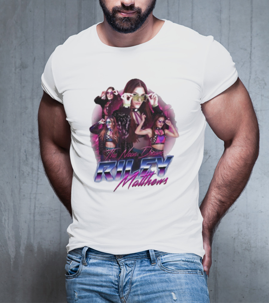 Riley Matthews The Neon Dream Retro Style Fashion Icons T-Shirt