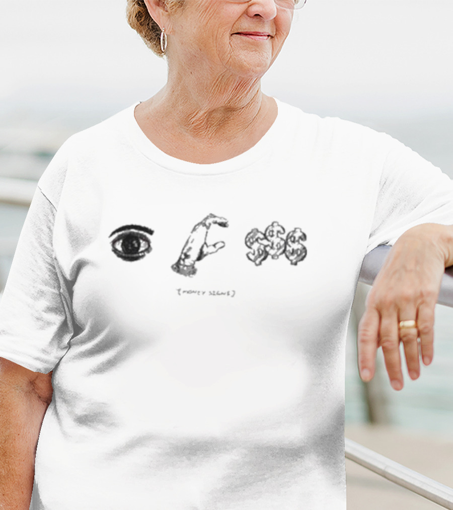 Eye Arm Money Signs Ripism T-Shirt