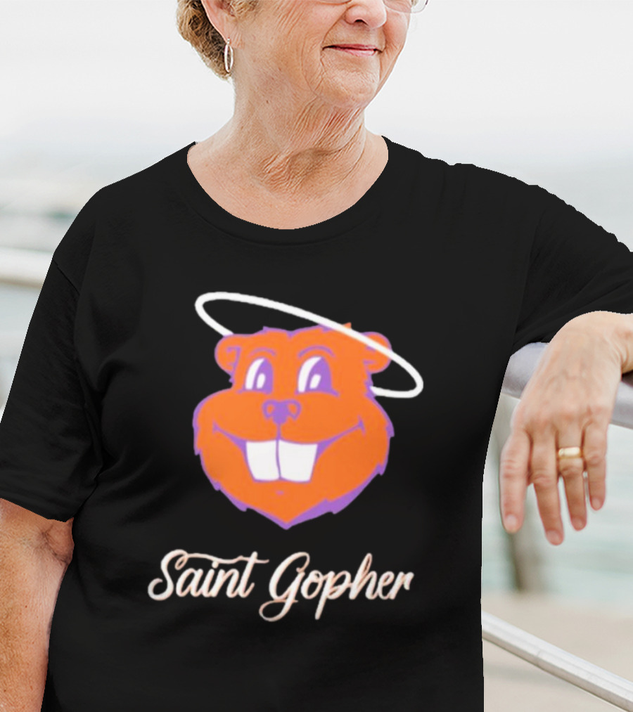 Saint Gopher Halo Smile T-Shirt
