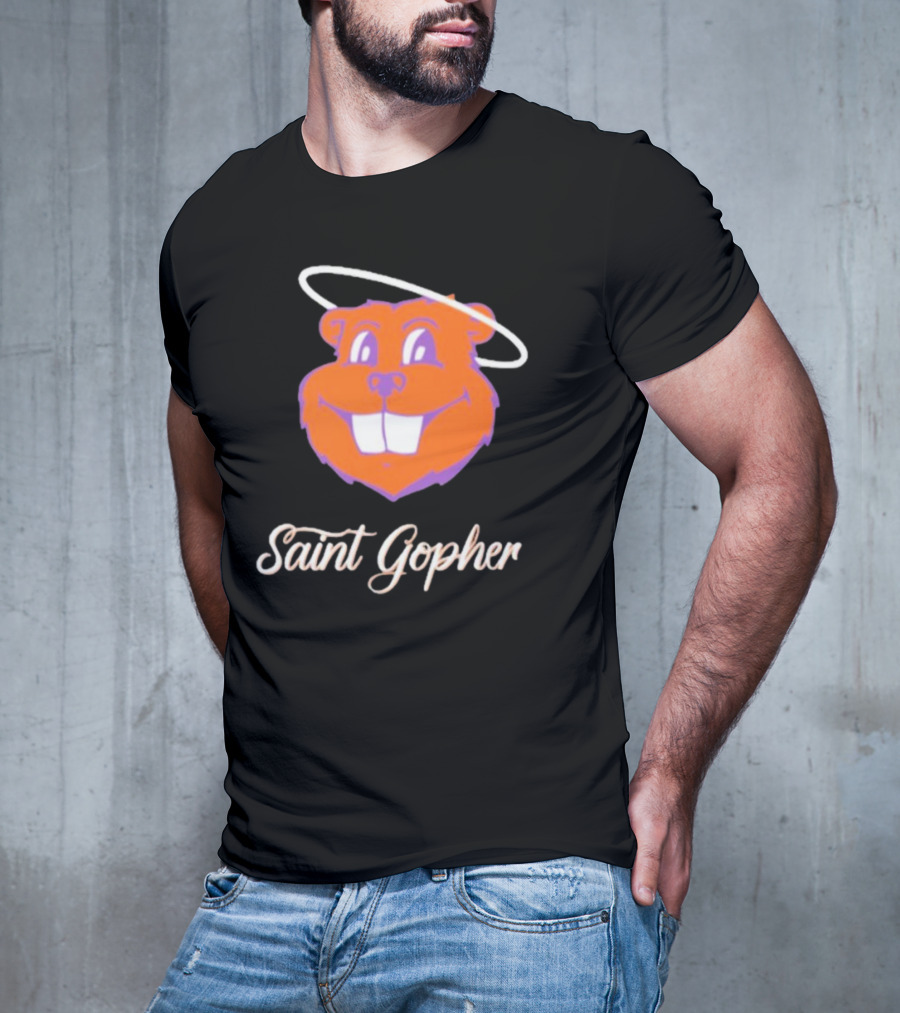 Saint Gopher Halo Smile T-Shirt