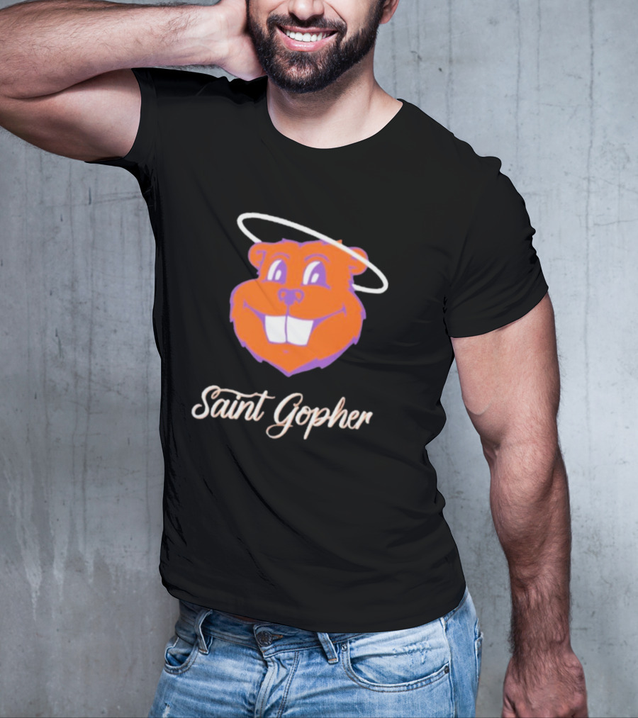 Saint Gopher Halo Smile T-Shirt
