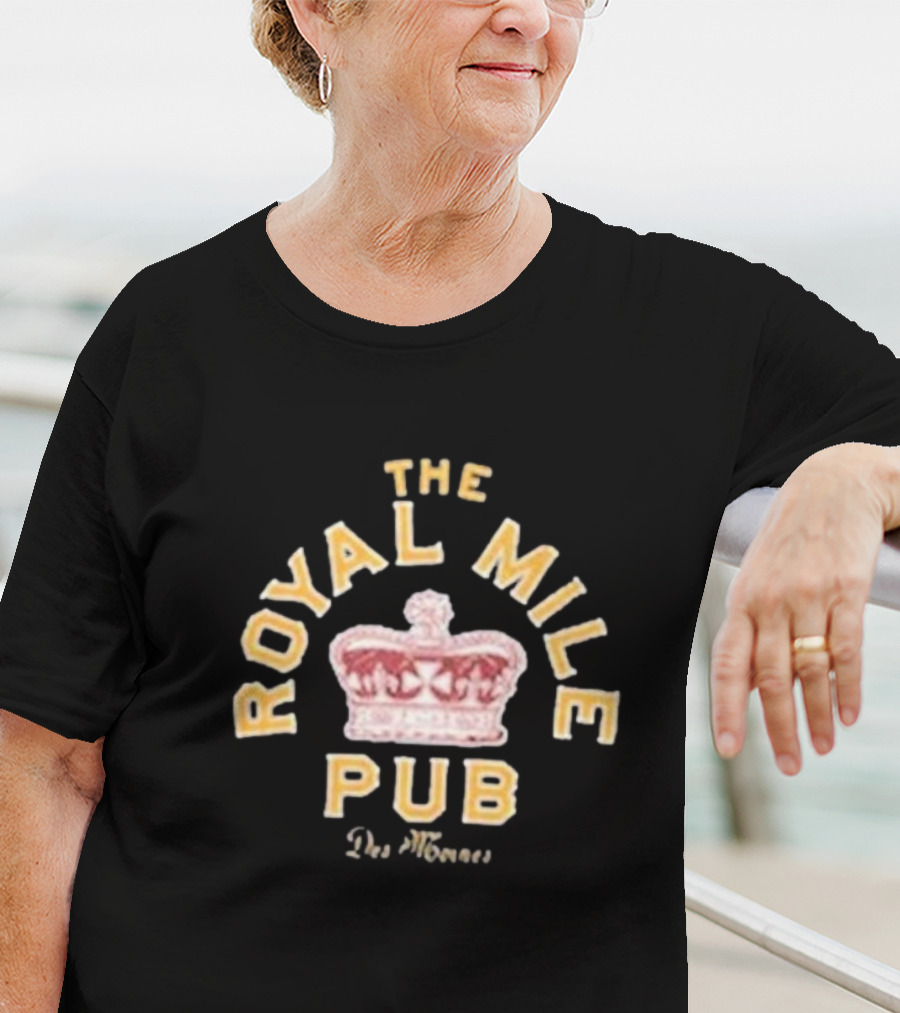 The Royal Mile Pub Des Moines Crown T-Shirt