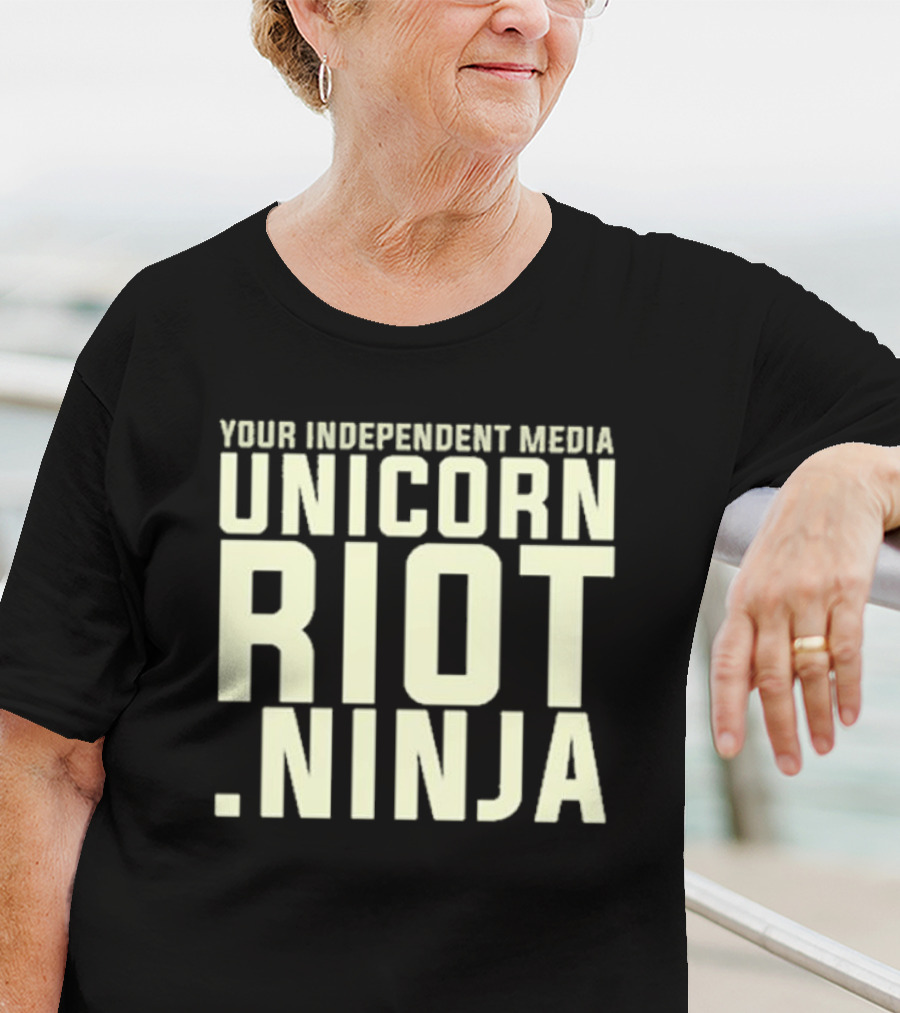 Your Independent Media Unicorn Riot Ninja T-Shirt