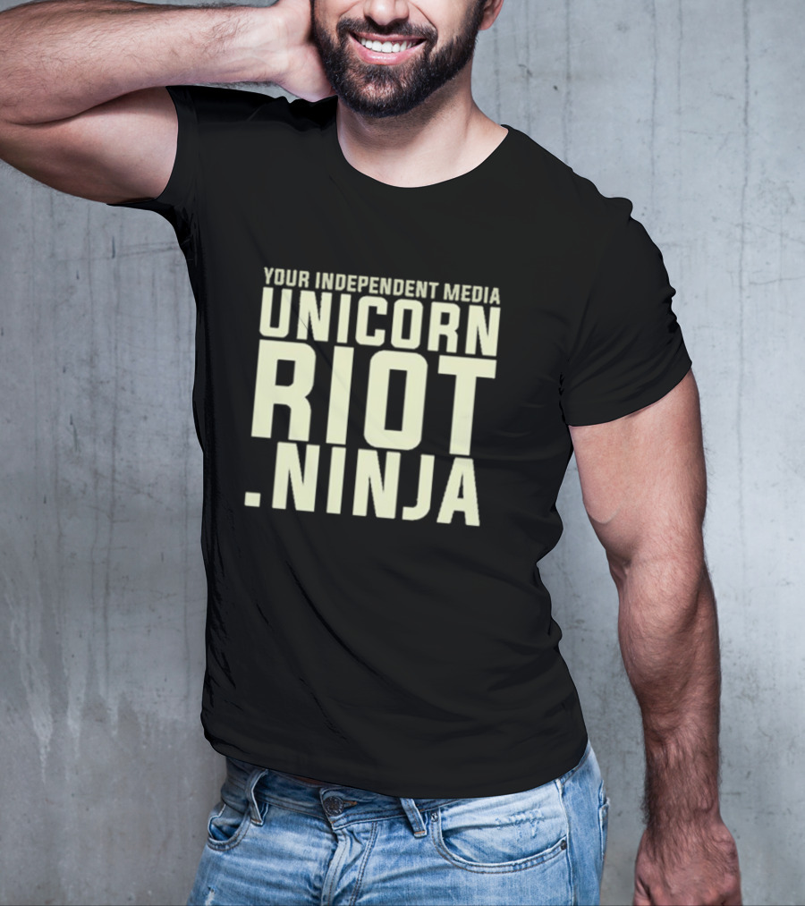 Your Independent Media Unicorn Riot Ninja T-Shirt