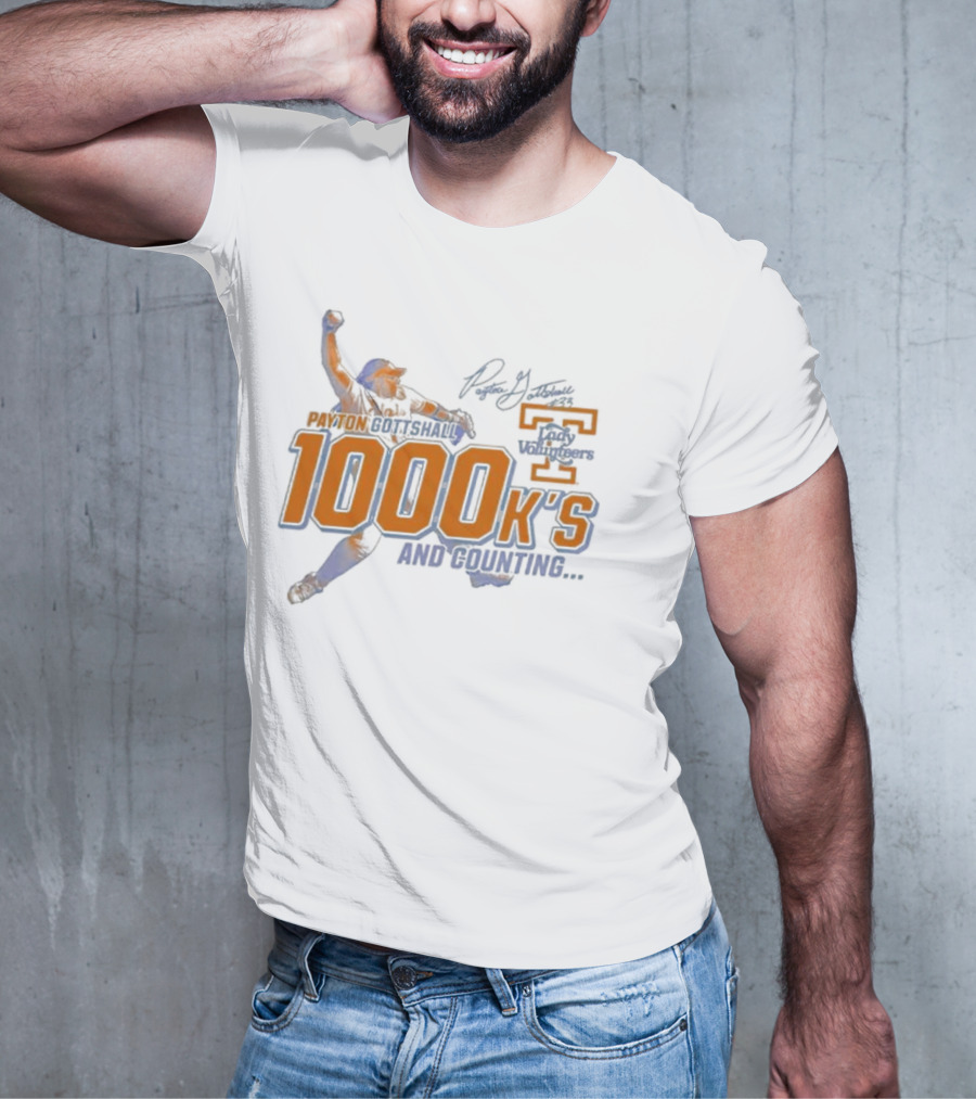 Payton Gottshall 1000 K’s And Counting Lady Volunteers T-Shirt