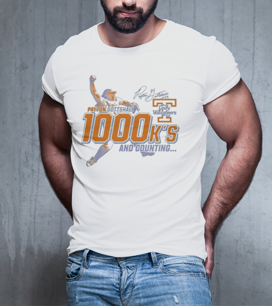 Payton Gottshall 1000 K’s And Counting Lady Volunteers T-Shirt