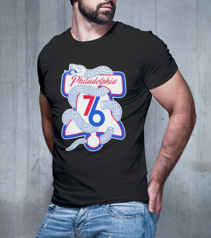 Philadelphia Phillies Liberty Bell Snake 76 T-Shirt