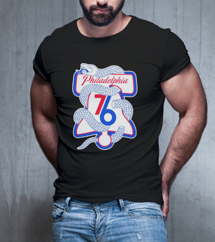 Philadelphia Phillies Liberty Bell Snake 76 T-Shirt